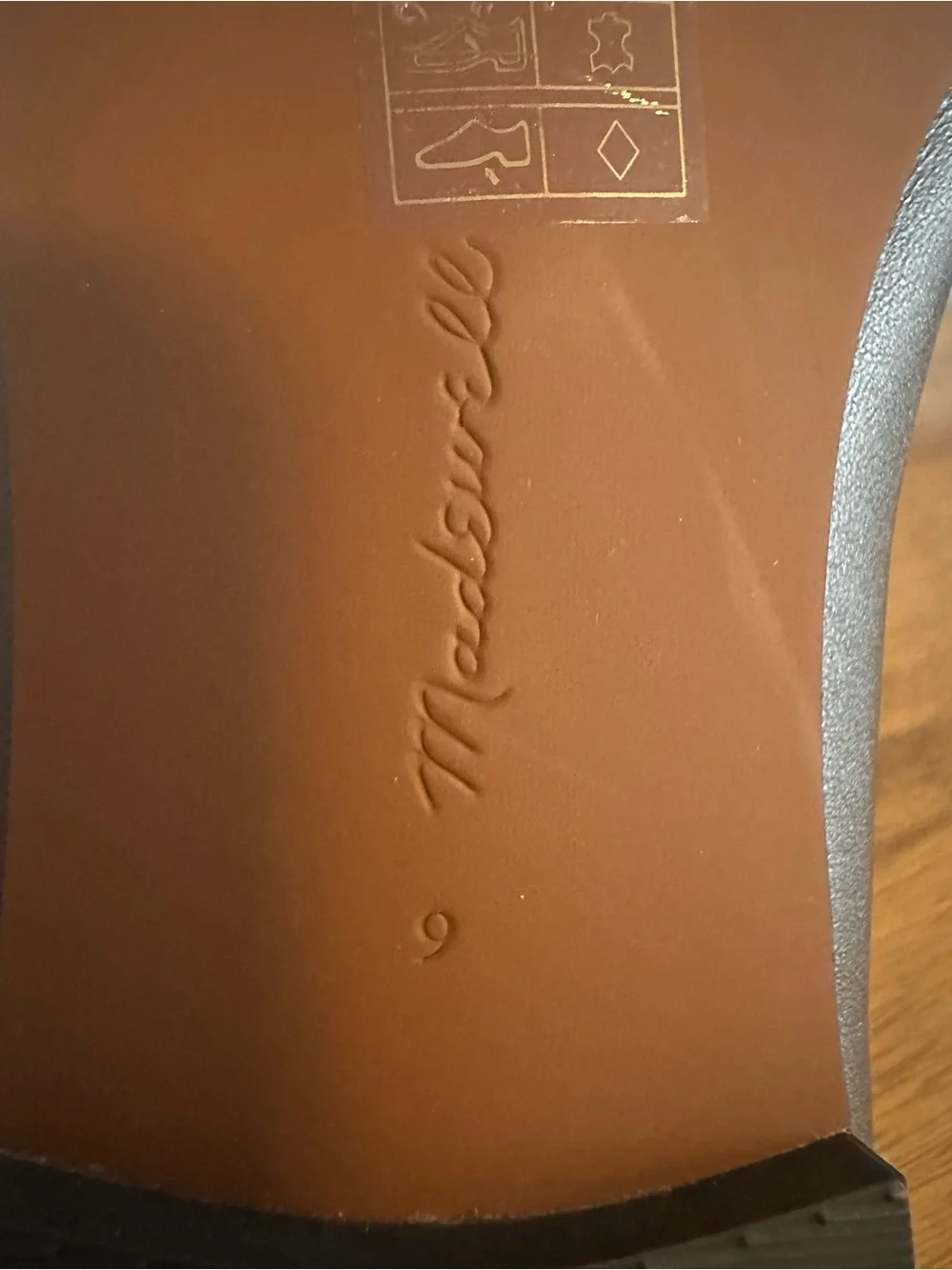 NWOB Madewell Greta Ballet Flat Coffee Bean Leather Mary Jane NX041 - Picture 8 of 11